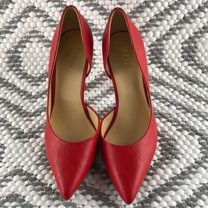 ANA Crimson Red Pumps